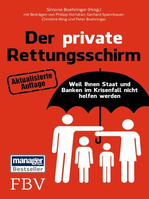 cover image of Der private Rettungsschirm